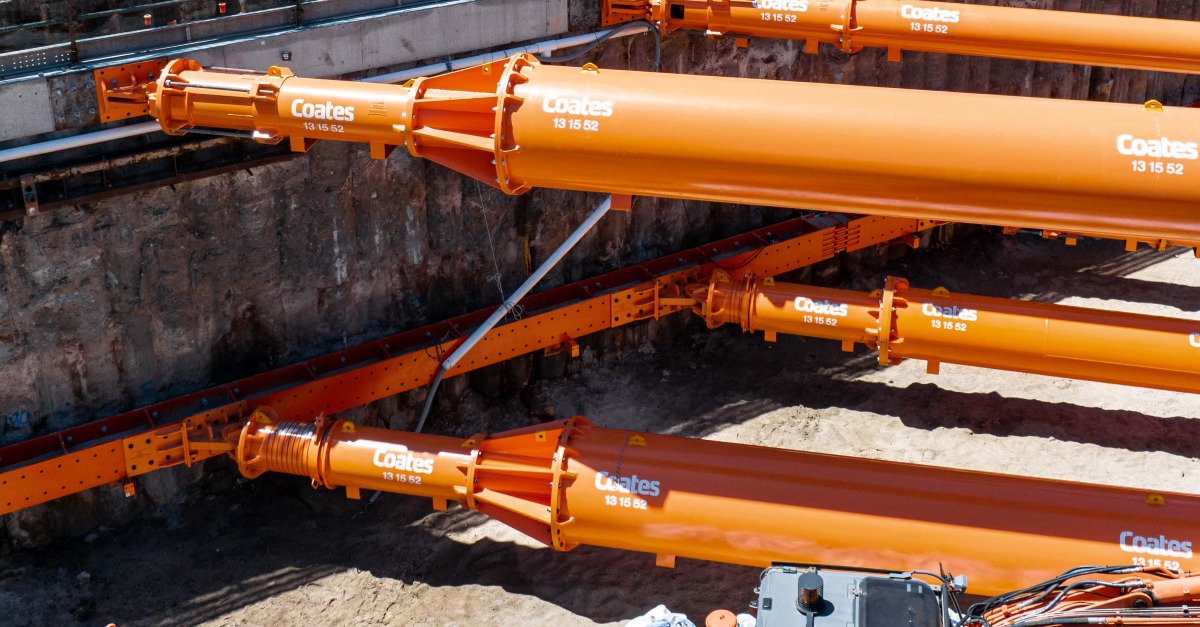 MP375 hydraulic shoring strut - Hire at Coates